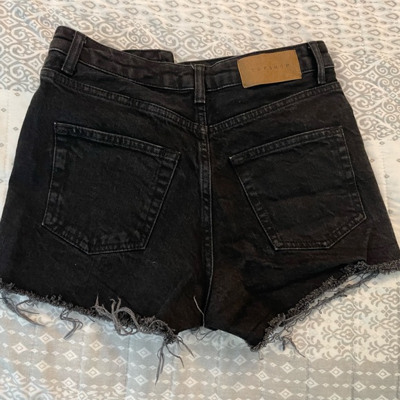 Topshop High Waist Mom Cutoff Shorts - Picture 3 of 3